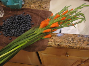 Fresh bunch from the farmers market!  