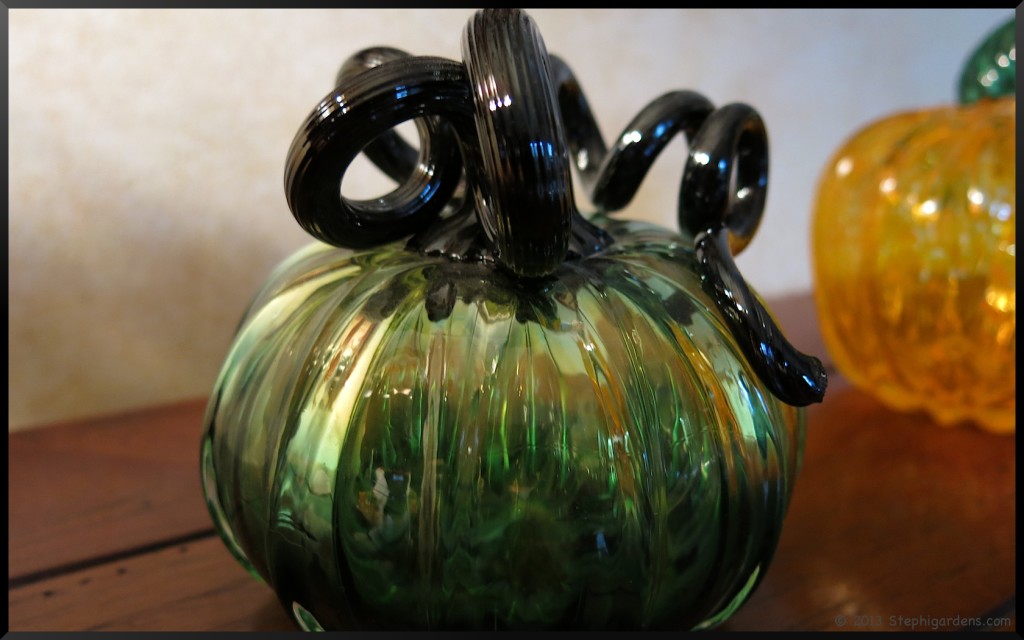 glass pumpkin