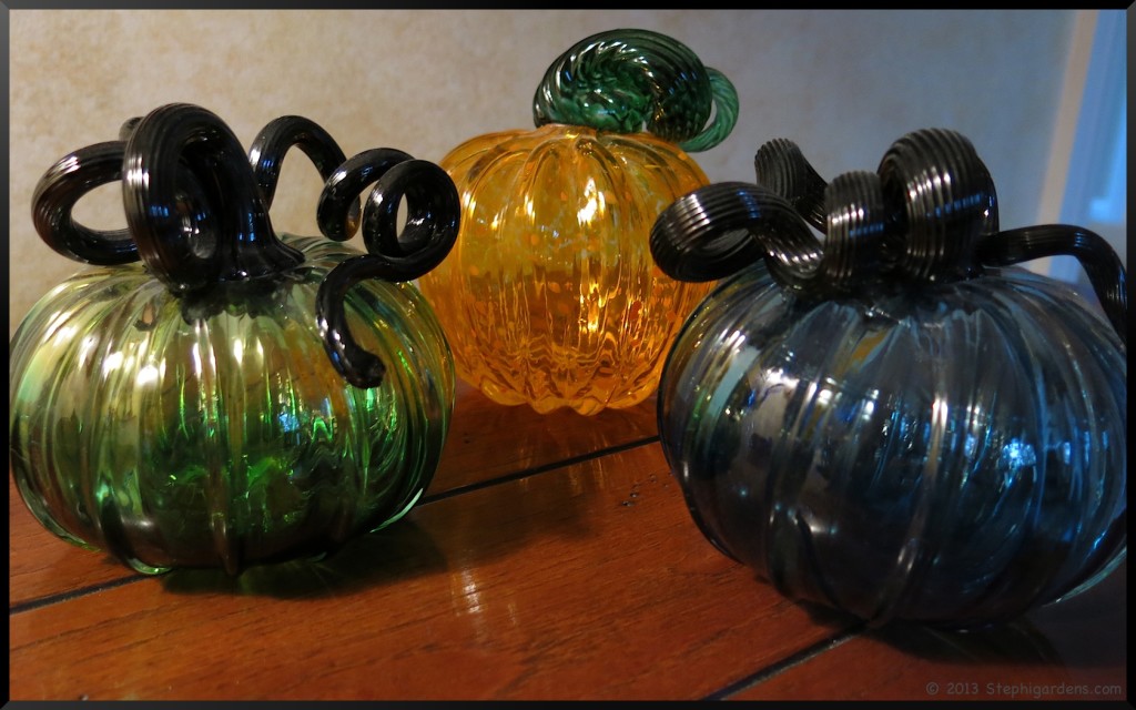 glass pumpkin
