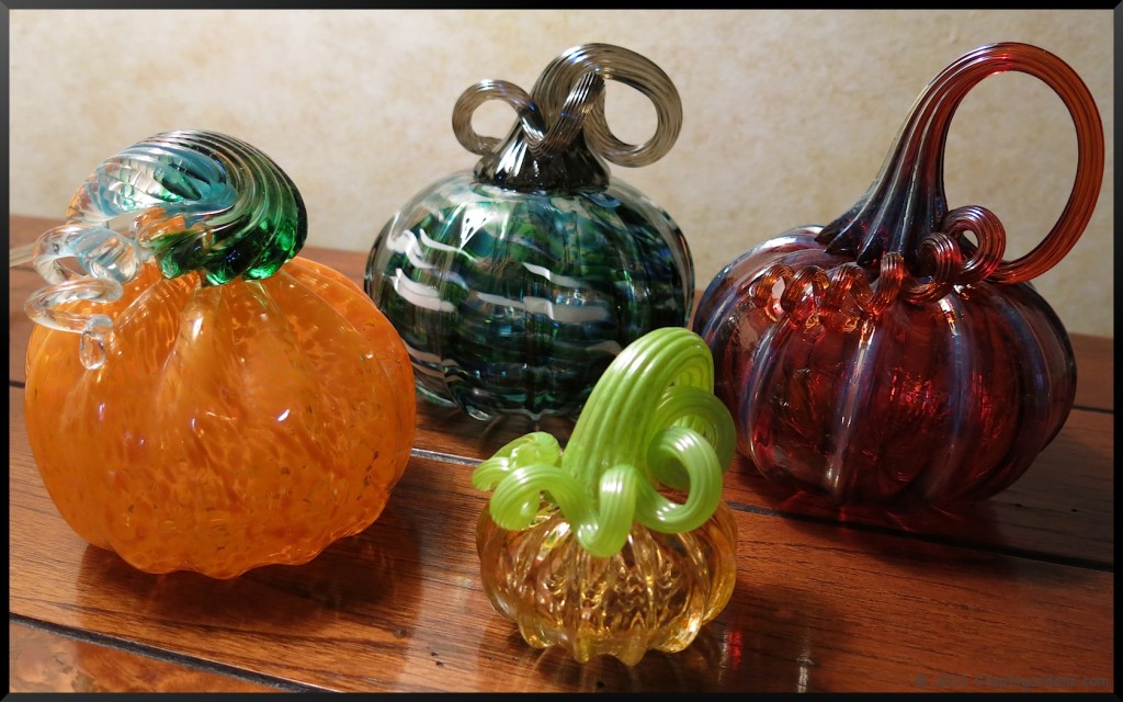glass pumpkin