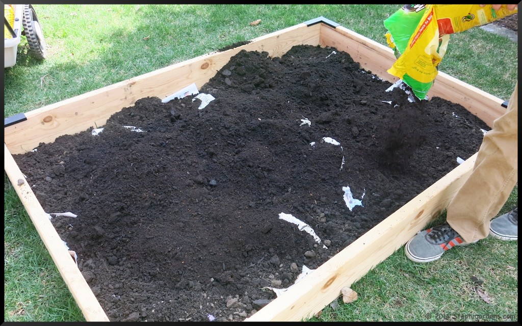 Raised vegetable bed