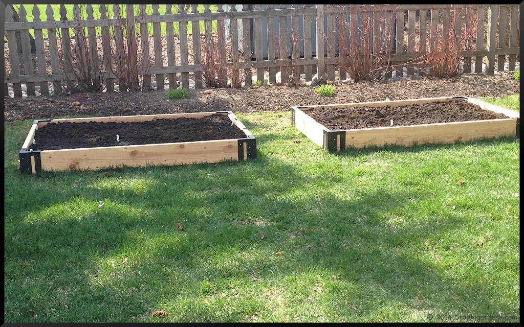 Raised vegetable bed