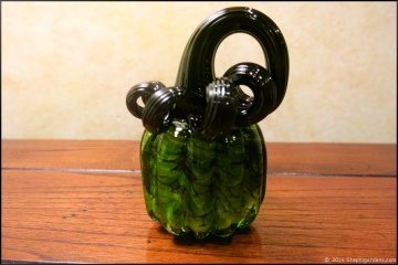 glass pumpkin
