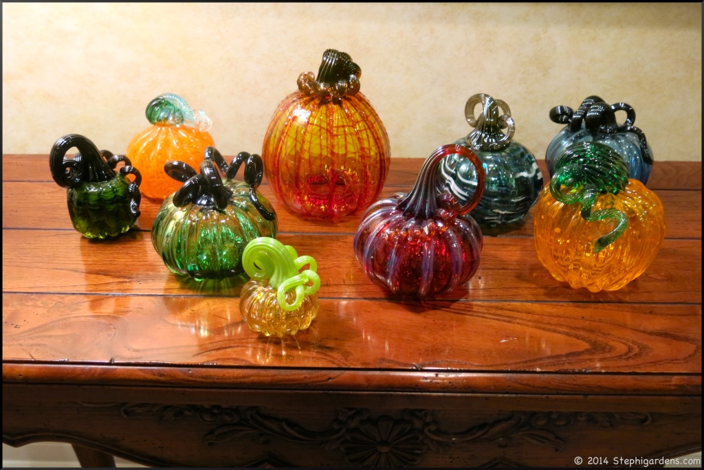 glass pumpkin