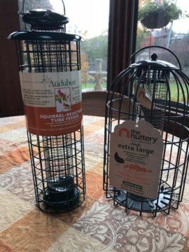 squirrel proof peanut bird feeder